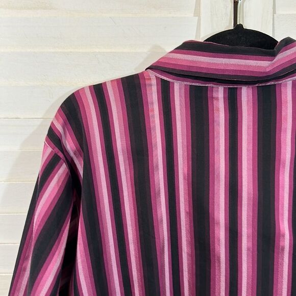 Lane Bryant Shirt Top 24/26 Classic Button Down NWT - Picture 8 of 16